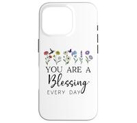 You are a Blessing God Quote Blessed Christian Bible Verse Coque pour iPhone 16 Pro