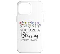 You are a Blessing God Quote Blessed Christian Bible Verse Coque pour iPhone 16 Pro Max