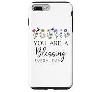 You are a Blessing God Quote Blessed Christian Bible Verse Coque pour iPhone 7 Plus/8 Plus