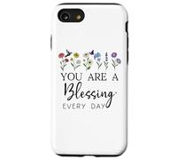 You are a Blessing God Quote Blessed Christian Bible Verse Coque pour iPhone SE (2020) / 7/8
