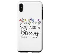 You are a Blessing God Quote Blessed Christian Bible Verse Coque pour iPhone XS Max