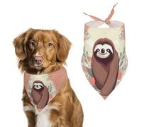 You are Awesome Bandana en forme de paresseux lavable et réglable, écharpe respirante pour animaux de compagnie de petite, moyenne et grande taille, accessoire tendance mignon pour animal de compagnie