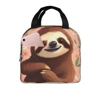 You Are Awesome Sac à déjeuner isotherme réutilisable et étanche de grande capacité pour homme et femme Motif paresseux