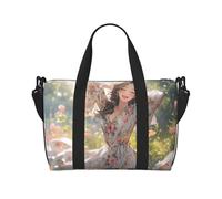 You are Beautiful1 Sac de sport imprimé pour femme, sac de sport pour week-end, sac fourre-tout pour articles personnels, noir, One Size