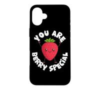 You are Berry Special Strawberry Lovers Berry Pun Design Coque pour iPhone 16 Plus