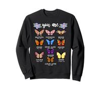 You are Butterfly Beautiful Christian Religious Bible Verse Sweatshirt