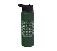 "You are" Empowering Positive Affirmation Word search puzzle Stainless Steel Insulated Water Bottle
