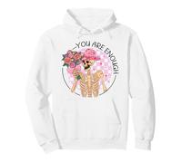 You are Enough Chapeau Western Amusant avec Bouquet Floral Sweat à Capuche