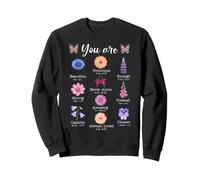 You are Flower Beautiful Christian Religious Bible Verse Sweatshirt