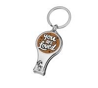 You are Loved on Coupe-ongles marron Coupe-ongles professionnel Coupe-ongles Coupe-ongles Coupe-cuticules pour homme et femme