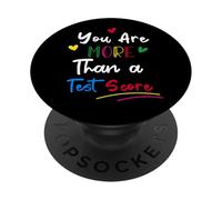You are More Than A Test Score Teacher Day School PopSockets PopGrip Adhésif