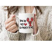 You Are My Lobster Cute Love Heart Valentines Day Friendship Couple Friends White Coffee Tea Mug Regular 312ml Cup