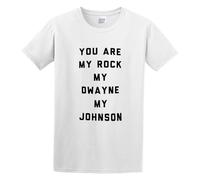 You are My Rock My Dwayne My Johnson Heathered Red The Rock Dwayne Johnsons T-Shirt White S