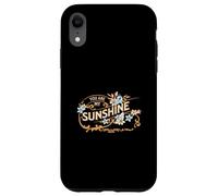 You are My Sunshine Floral Flowers Spring Botanical Coque pour iPhone XR