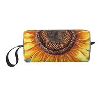 You are My Sunshine Trousse de maquillage avec imprimé tournesol Simple Voyage étanche Trousse de toilette Organiseur pour femme maman fille, blanc, Taille unique, Trousse de toilette