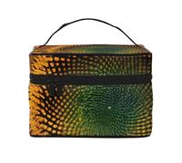You Are My Sunshine Trousse de maquillage de voyage portable avec fermeture éclair pour trousse de maquillage grande capacité en polyester, noir, taille unique, Noir/blanc, One Size
