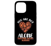 You are Not Alone Teen Dating Violence Wear Ruban Orange Coque pour iPhone 13 Pro Max