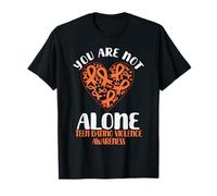 You are Not Alone Teen Dating Violence Wear Ruban Orange T-Shirt