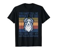 You are Not My Australian Shepherd Dog Lover Dad Mom Men T-Shirt Graphique avec Valeur
