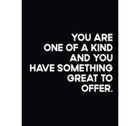 You Are One Of A Kind: Goals Planner, To Do List, Semester, Class Timetable, Subject, Chapters, Assignment & Grade Tracker - Student Agenda For School, Home And Work Academic Weekly, Monthly & Yearl