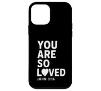 You Are So Loved John 3:16 Verse biblique chrétien Coque pour iPhone 12 mini