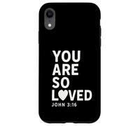 You Are So Loved John 3:16 Verse biblique chrétien Coque pour iPhone XR