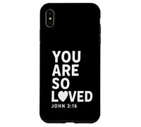 You Are So Loved John 3:16 Verse biblique chrétien Coque pour iPhone XS Max
