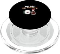 You are Soy Awesome Food Pun Culinary Kitchen Chef PopSockets PopGrip pour MagSafe