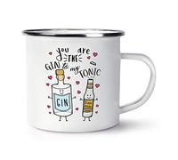 You Are The Gin To My Tonique Rétro Émail Tasse Mug