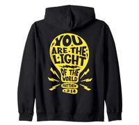You are The Light Catholic Bible Verse Matthieu Sweat à Capuche