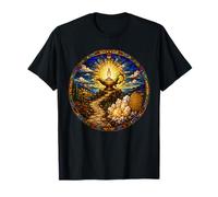 You are The Light of The World Lampe cathédrale mosaïque Art T-Shirt