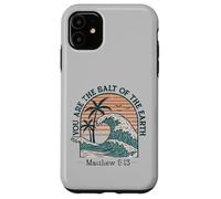 You are The Salt of The Earth - Matthieu 5:13 Retro Wave Coque pour iPhone 11
