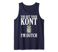 You Bet Your Kont I'm Dutch Men and Women Débardeur