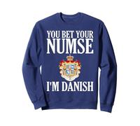 You Bet Your Numse Je suis Un Homme et Une Femme Danois Sweatshirt