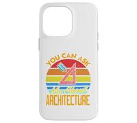 You Can Ask Me About Architecture Cadeau Amusant rétro Coque pour iPhone 14 Pro Max