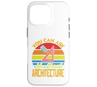 You Can Ask Me About Architecture Cadeau Amusant rétro Coque pour iPhone 16 Pro