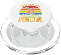 You Can Ask Me About Architecture Cadeau Amusant rétro PopSockets PopGrip pour MagSafe