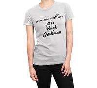 You Can Call Me Mrs Hugh Jackman T-Shirt (White, XL)