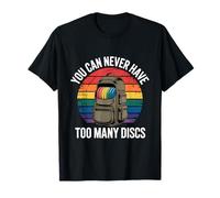 You Can Never Have Too Many Disques de golf rétro coucher de soleil T-Shirt