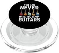 You Can Never Have Too Many Guitarist Rock N Roll PopSockets PopGrip pour MagSafe