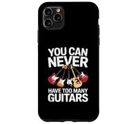 You Can Never Have Too Many Guitars Funny Guitar Player Coque pour iPhone 11 Pro Max