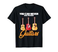 You Can Never Have Too Many Guitars - Musicien - Classique T-Shirt