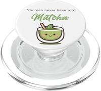 You Can Never Have Too Matcha - Japanese Green Tea Graphic PopSockets PopGrip pour MagSafe