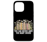 You Can Never Have Troo Many Books Reading Wildflowers Girls Coque pour iPhone 13 Pro Max