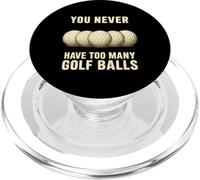 You Can Never Have Troo Many Golf Balls - Cadeau Amusant pour golfeurs PopSockets PopGrip pour MagSafe