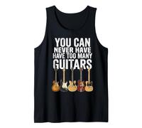 You Can Never Have Troo Many Guitars Vintage Electric Débardeur