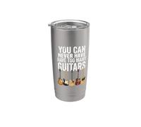 You Can Never Have Troo Many Guitars Vintage Electric Gobelet isotherme en acier inoxydable double paroi