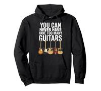 You Can Never Have Troo Many Guitars Vintage Electric Sweat à Capuche