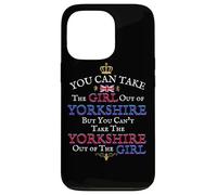 You Can Take The Girl Out of Yorkshire, Royaume-Uni, Royaume-Uni Coque pour iPhone 13 Pro