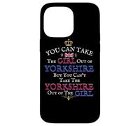 You Can Take The Girl Out of Yorkshire, Royaume-Uni, Royaume-Uni Coque pour iPhone 14 Pro Max